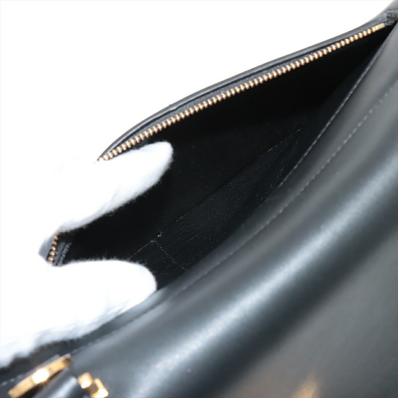 CELINE Trapeze Leather x Canvas Shoulder Bag Tote Handbag - Picture 11 of 14